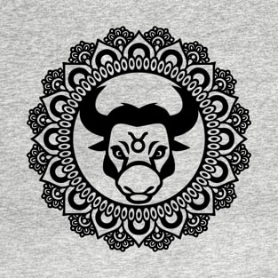 Taurus Zodiac Mandala T-Shirt